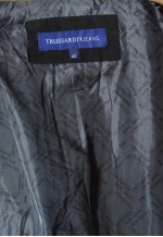 Y2K Black Padded Graphic Embroidered Minimal Bomber Jacket