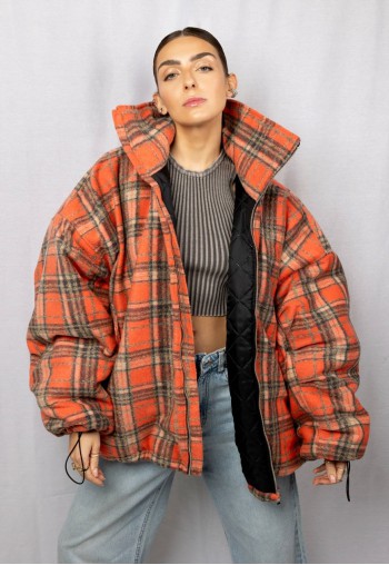 Bomber oversize red rush jacket