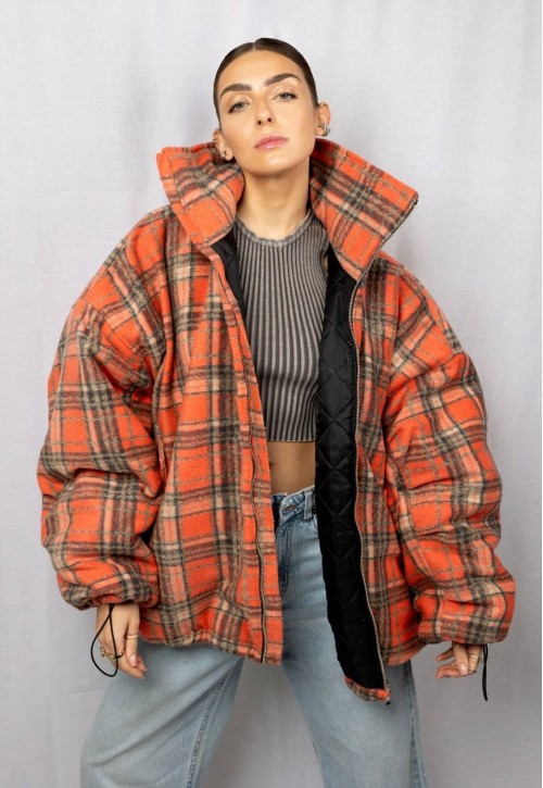 Bomber oversize red rush jacket