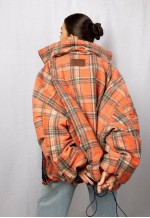 Bomber oversize red rush jacket