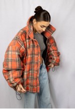 Bomber oversize red rush jacket