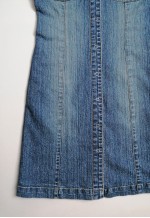 PIMKIE Vintage 90's Button Down Jean Denim Dress Grunge