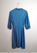 80's Shirt Dress Deadstock Scarf Saddle Print Retro
