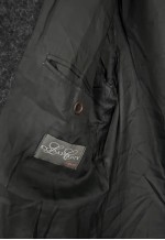 Vintage 70s Dark Gray Wool Jacket - M - L