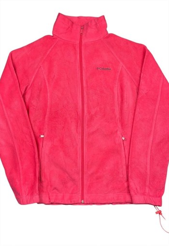 Sportswear Vintage Ladies Cerise Pink Fleece Jacket