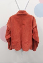 Amoretti Suede Leather Bike Style Jacket