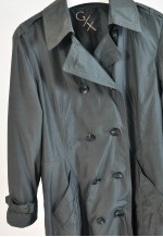 Vintage 00s trench coat in dark grey