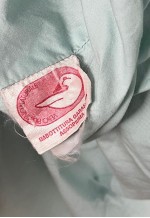 Vintage Italian Long Puffer Jacket, 1980's Goose Down puffer