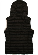 90's Vest Sleeveless Hooded Gilet XSmall Black