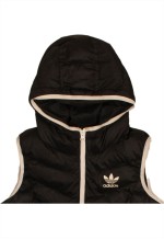 90's Vest Sleeveless Hooded Gilet XSmall Black